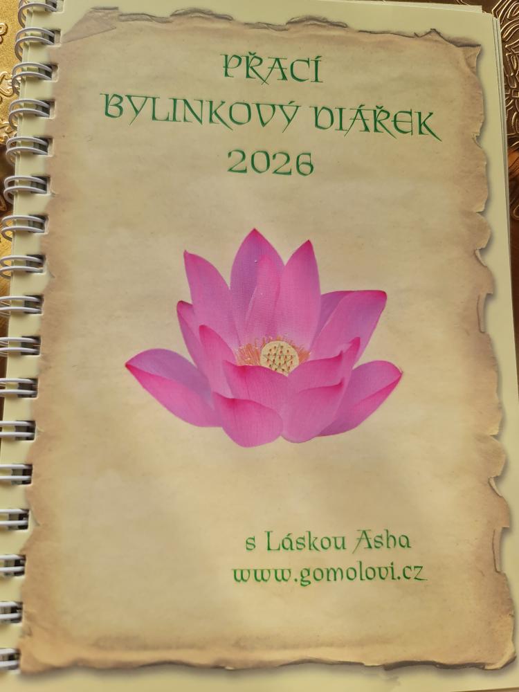 PŘACÍ BYLINKOVÝ DIÁŘEK 2026